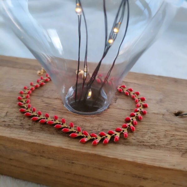Bracelet corail rouge