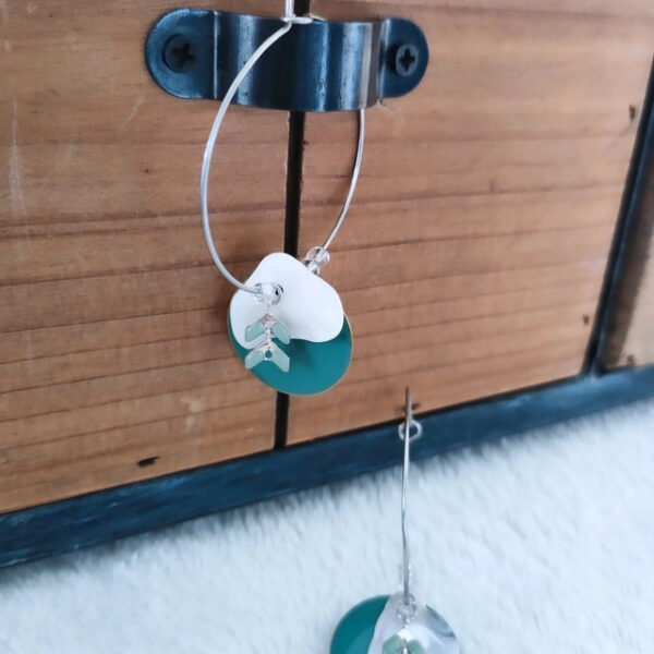 Boucles d'oreilles huître
