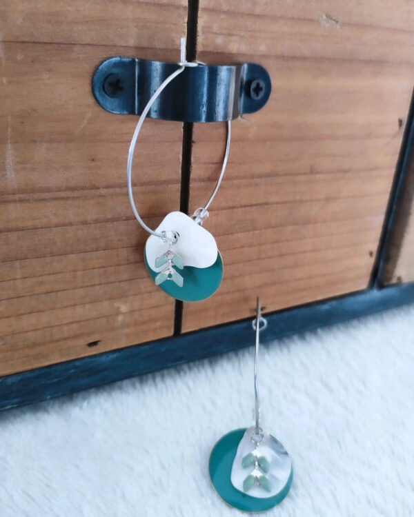 Boucles d'oreilles huître