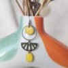 Boucles d'oreilles rayon jaune