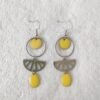 Boucles d'oreilles rayon jaune