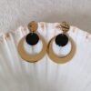 Boucles d'oreilles sol negro