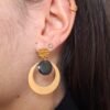 Boucles d'oreilles sol negro