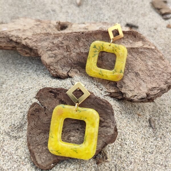 Boucles d'oreilles fleuries
