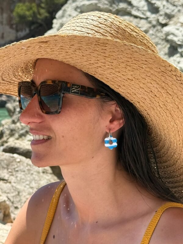 Boucles d'oreilles marin