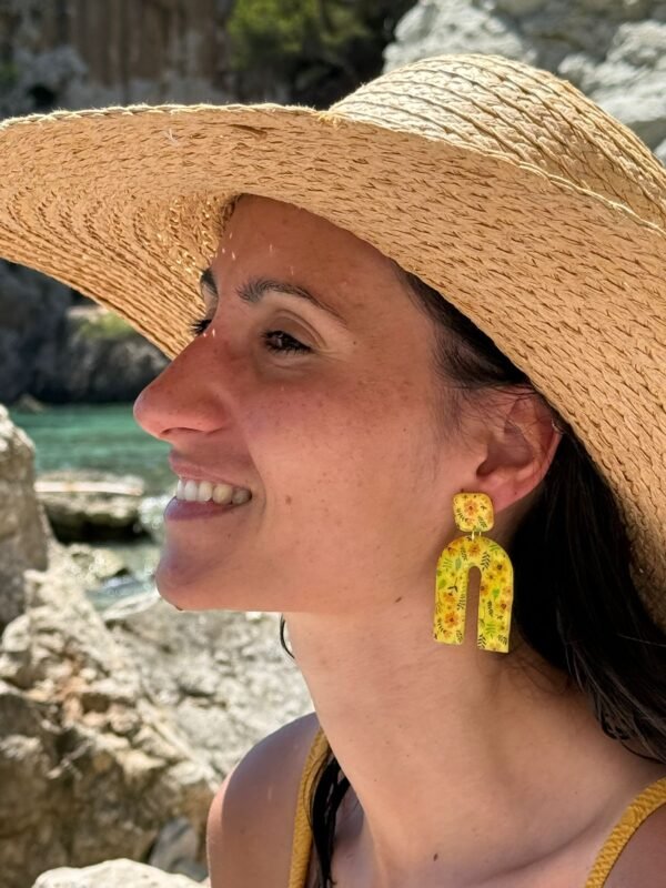 Boucles d'oreilles fleuries