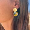 Boucles d'oreilles citron