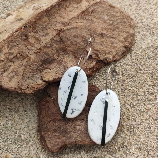 Boucles d'oreilles goutte de neige