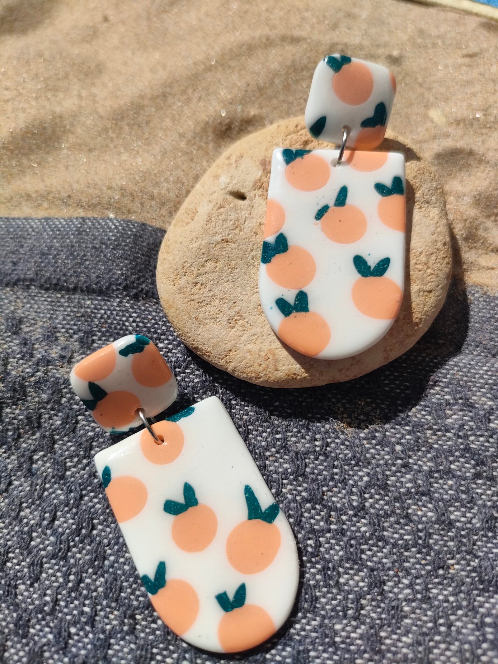 Boucles d'oreilles pêche