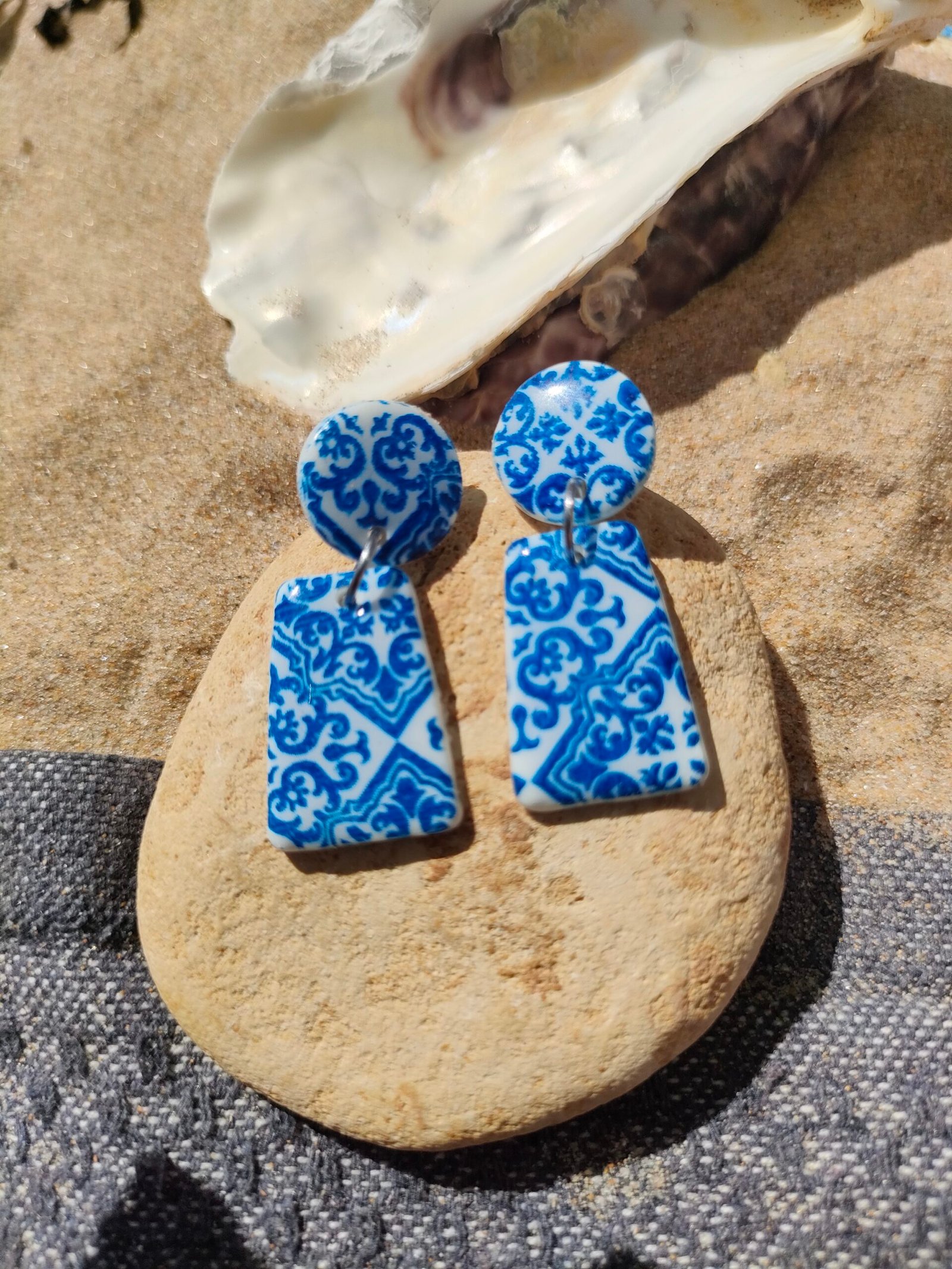 Boucles d'oreilles Azulejos