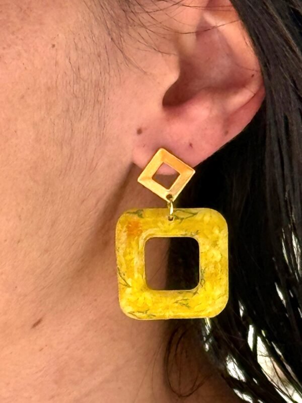 Boucles d'oreilles fleuries