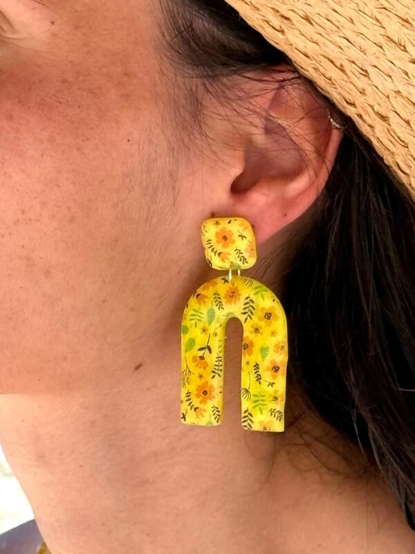 Boucles d'oreilles fleuries