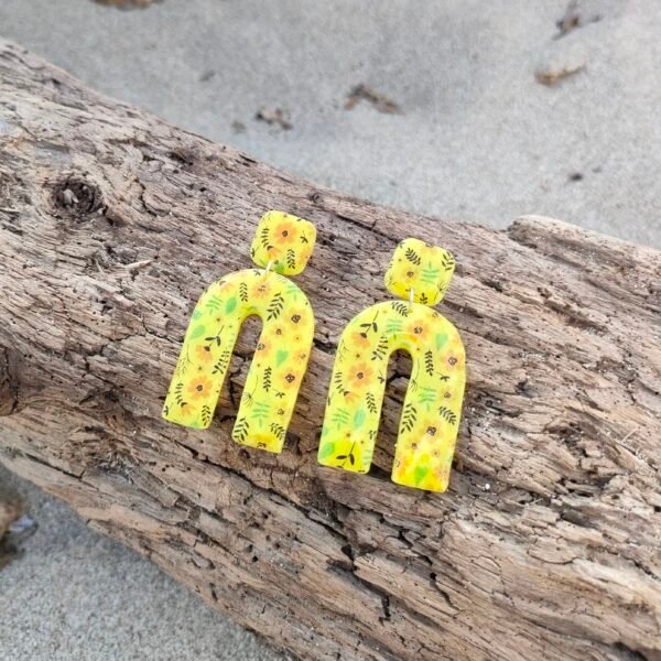 Boucles d'oreilles fleuries