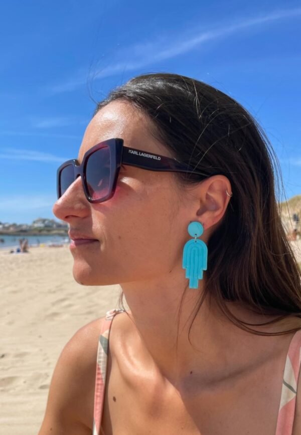 Boucles d'oreilles mer