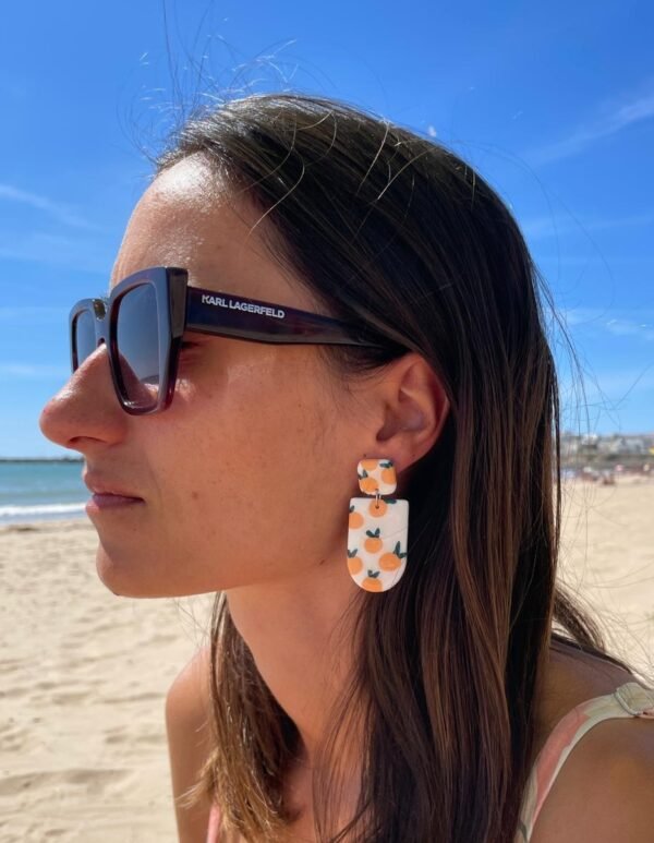 Boucles d'oreilles pêche