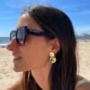 Boucles d'oreilles citron