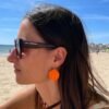 Boucles d'oreilles Coquillage Orange