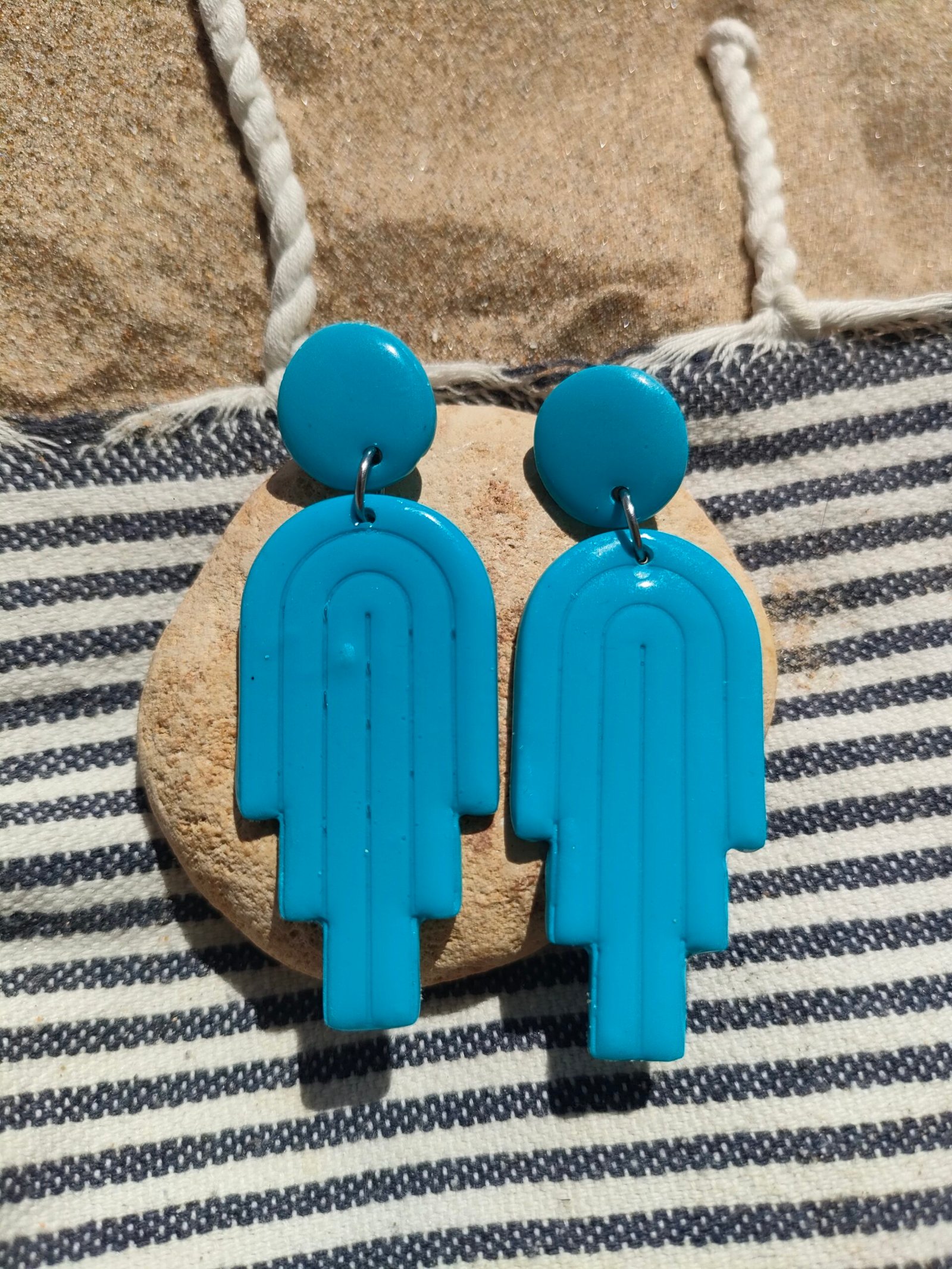Boucles d'oreilles mer