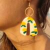 Boucles d'oreilles citron