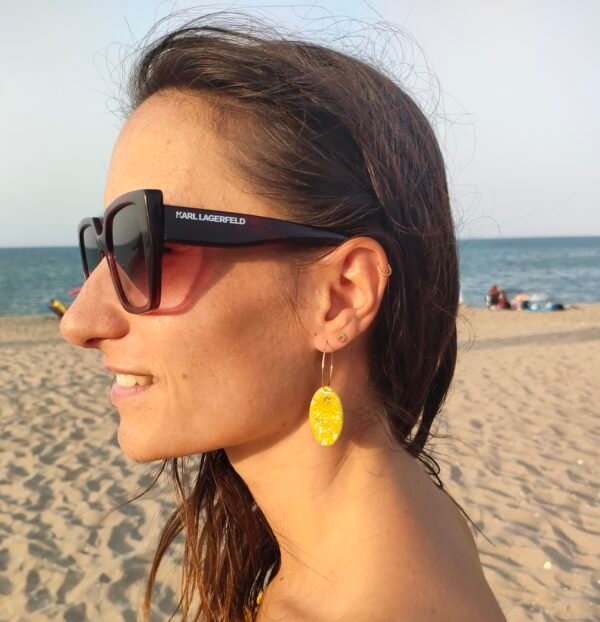 Oplus_131104 Boucles d'oreilles paillettes d'or