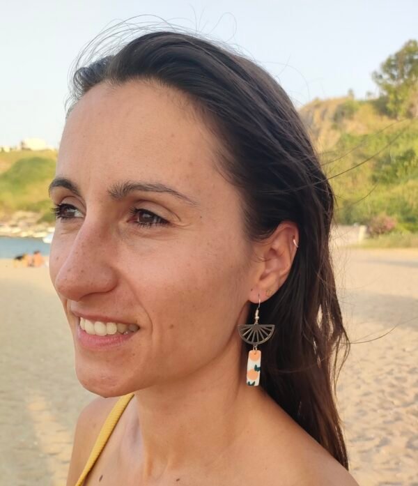 Boucles d'oreilles pêche