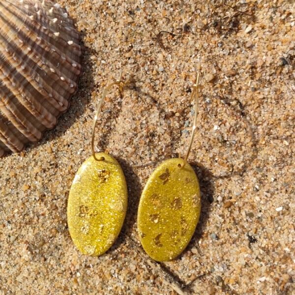 Oplus_131104 Boucles d'oreilles paillettes d'or