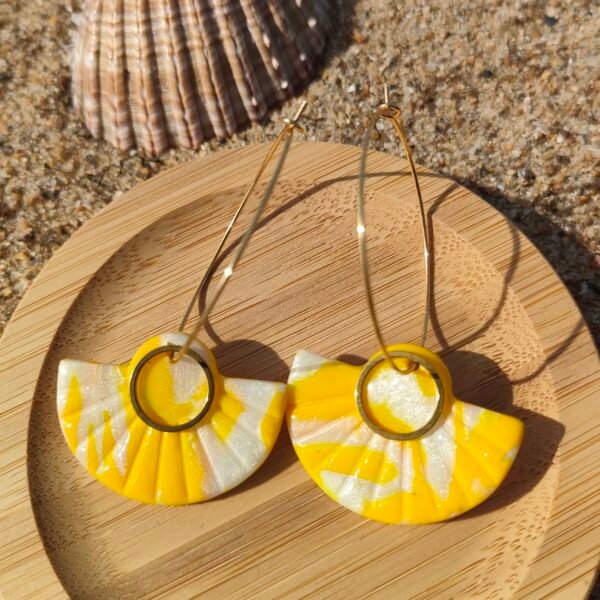 Oplus_131104 Boucles d'oreilles demi-soleil