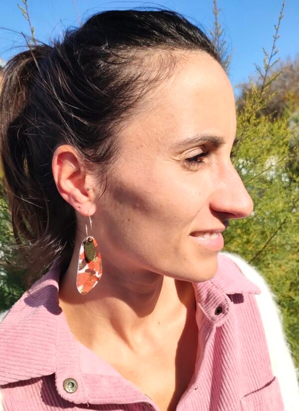 Boucles d'oreilles créoles collection AUTOMNE