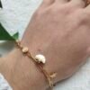 Bracelet breloques dorées